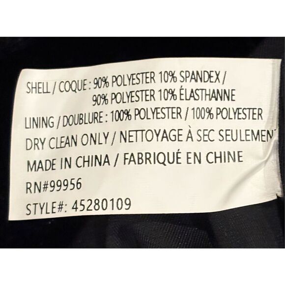 Shoshanna Mari Ruched Velvet Minidress in Black NWT Size 12 - Picture 9 of 9